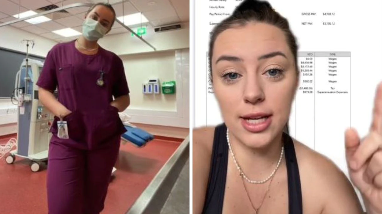 Australian journey nurse wage revealed in TikTok