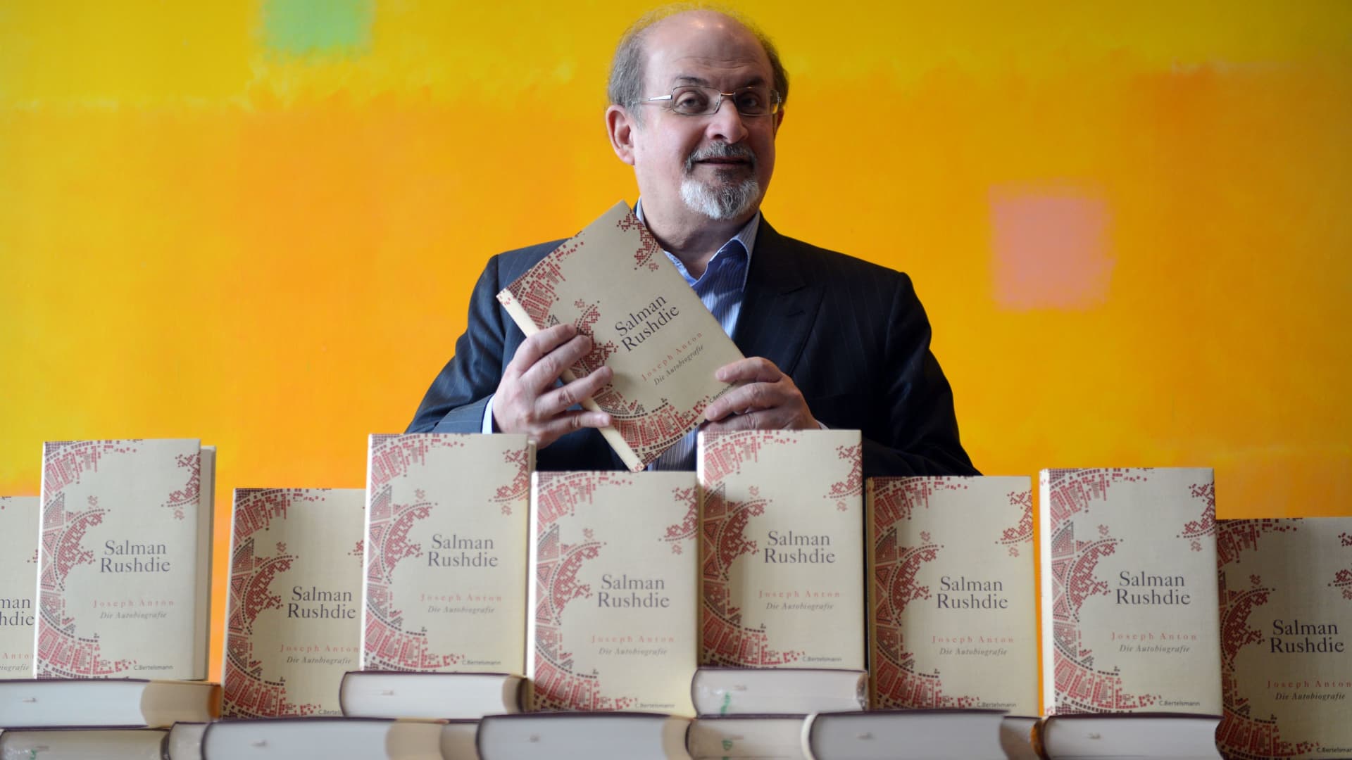 Salman Rushdie’s books high Amazon’s bestseller lists after stabbing