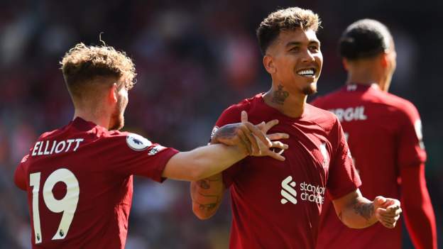 Liverpool 9-0 Bournemouth: Diaz, Elliott, Alexander-Arnold, Firmino, Van Dijk all rating