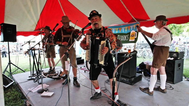 Musicians perform at Mother's Brewing Company's Oktoberfest.