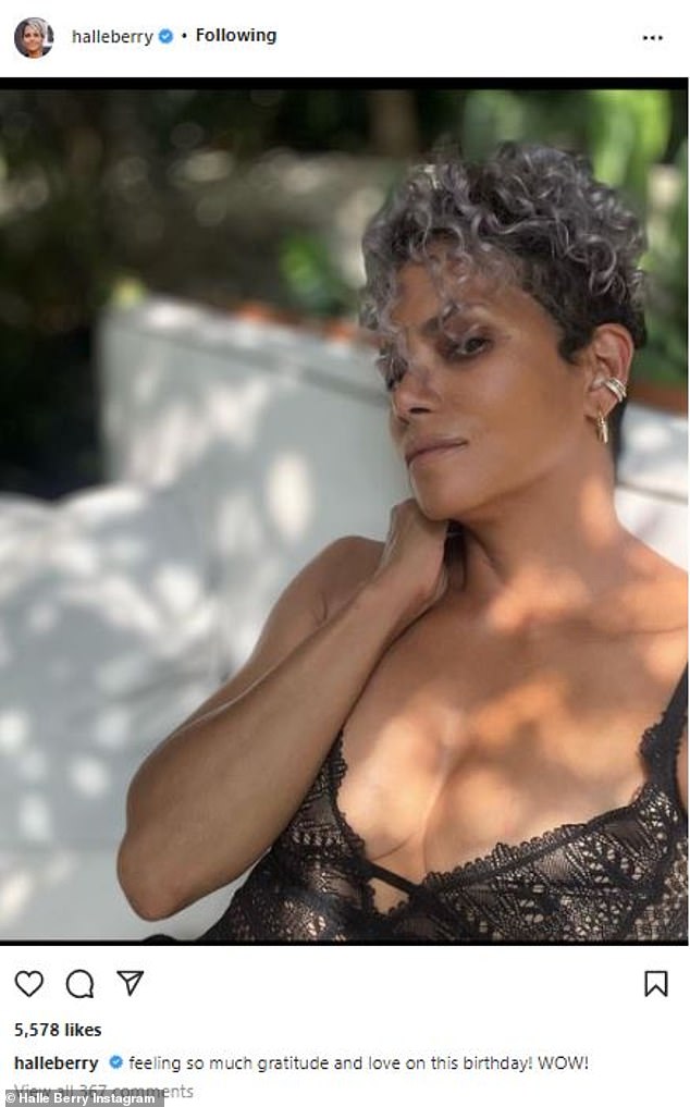 Halle Berry shares sultry snap to rejoice 56th birthday, thanks beau Van Hunt and superstar buddies