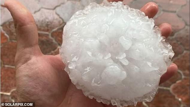 One-year-old woman is killed by 4in HAIL STONE in horror storm in Spain