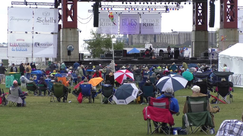 Hitting the stage at Bayfront Blues Festival