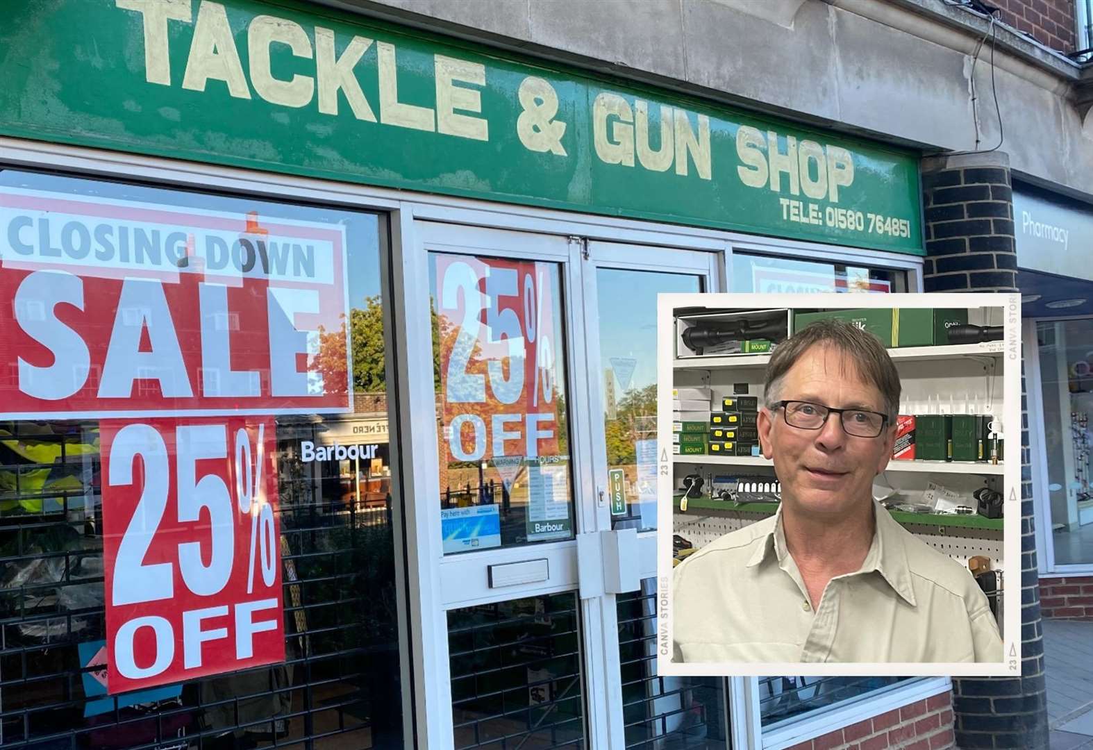 Tenterden Sort out and Gun Store set to close after virtually 30 years in excessive road