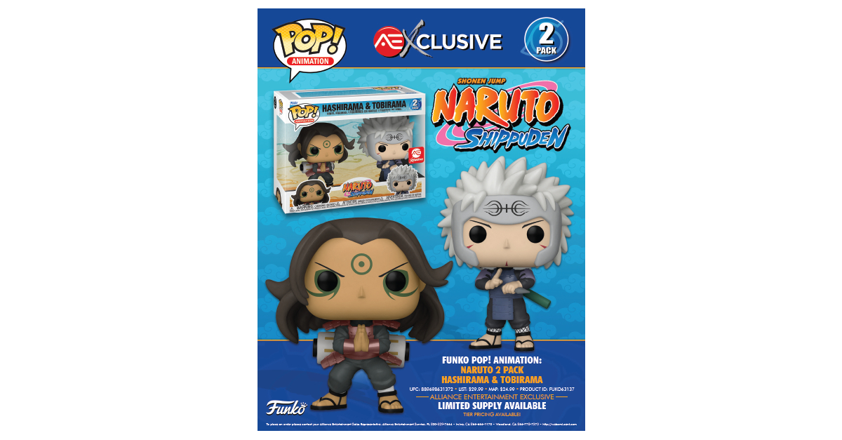 Alliance Leisure Unique Naruto – Hashirama & Tobirama Restricted Version Collectible from Funko Sells Out Full Run of 28,000 Models in One Hour