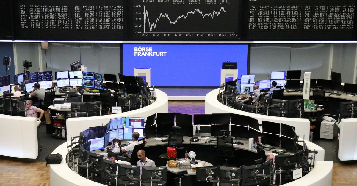 Tech, miners enhance European shares; German shopper sentiment set to hit a document low