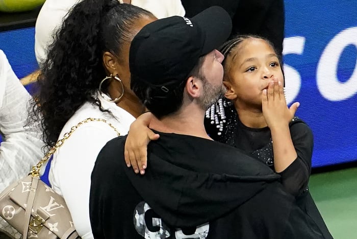 Serena’s daughter, Olympia, sports activities beads, like Mother years in the past