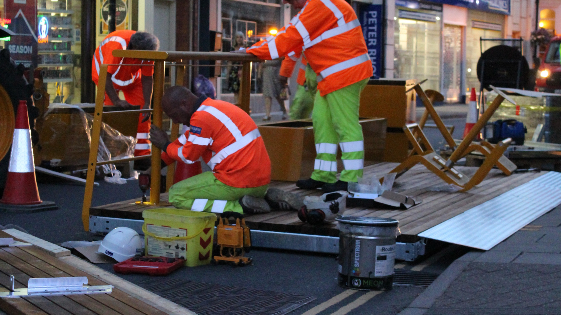 In goes the Parklets! – Lincolnshire County Council