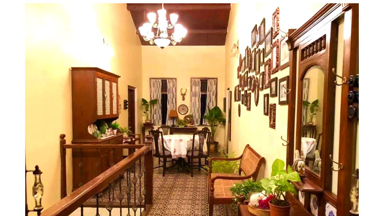 A Mumbai villa, constructed within the Spanish colonial revival model, restored to its former glory