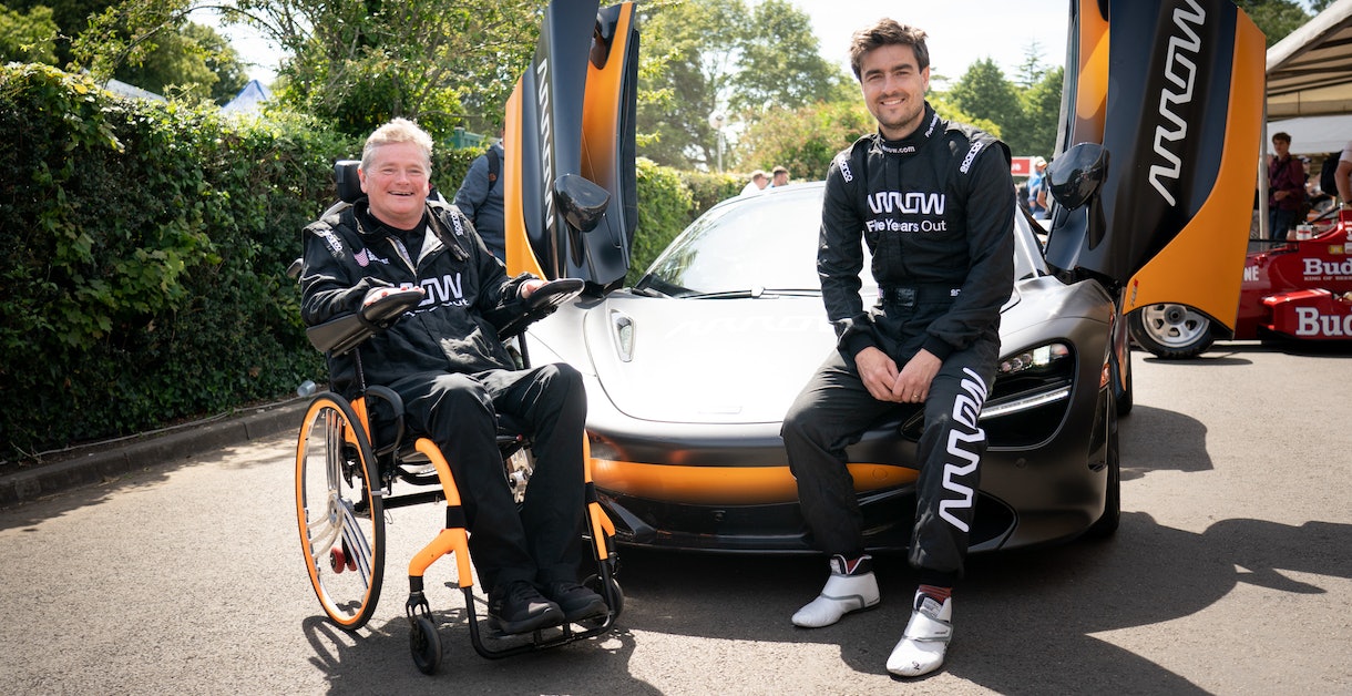 Unimaginable tech will get quadriplegic racer again in a McLaren – DirtFish – DirtFish