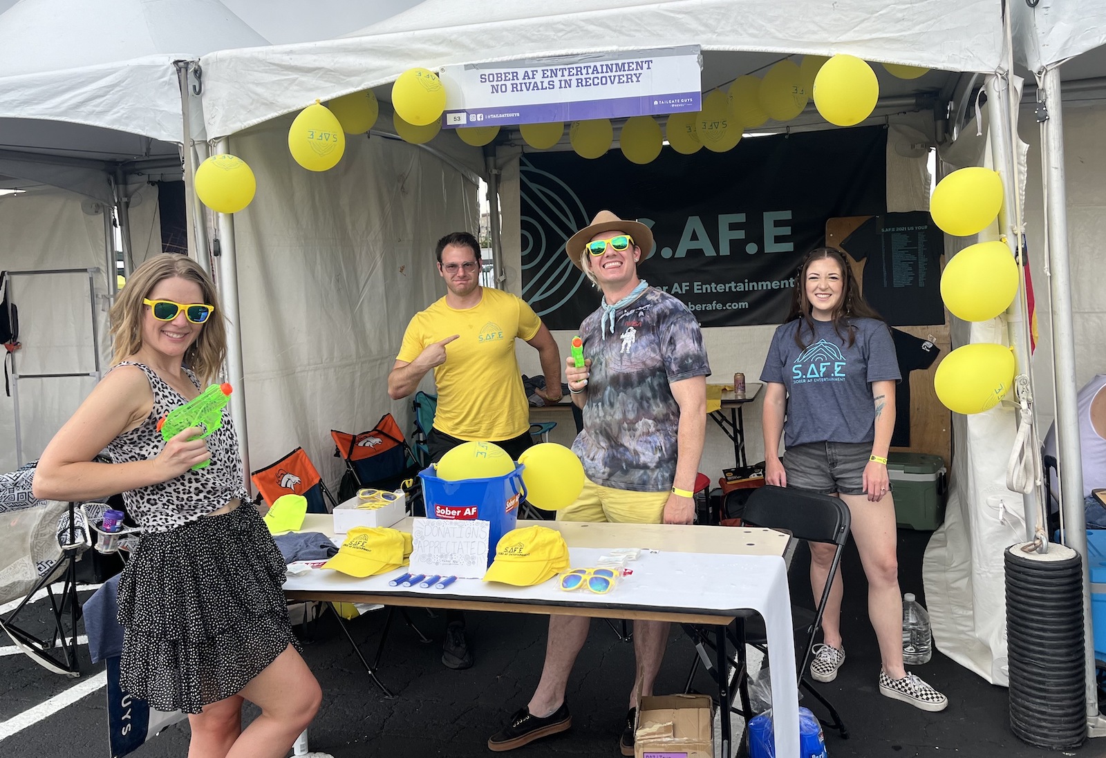 Sober AF Entertainment Brings Hangover-Free Fun to Tailgating