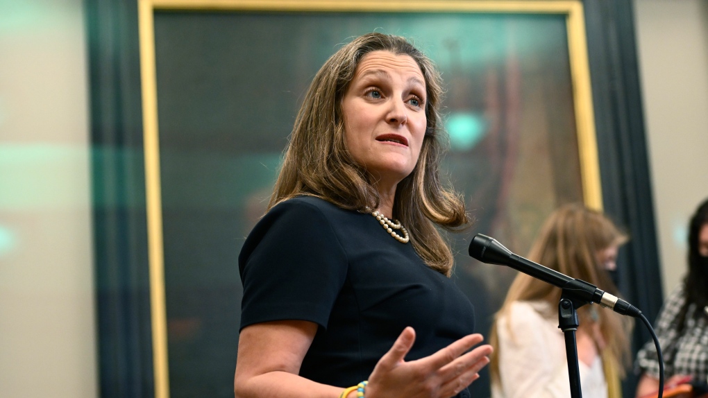 Chrystia Freeland: Harassment condemned by politicians