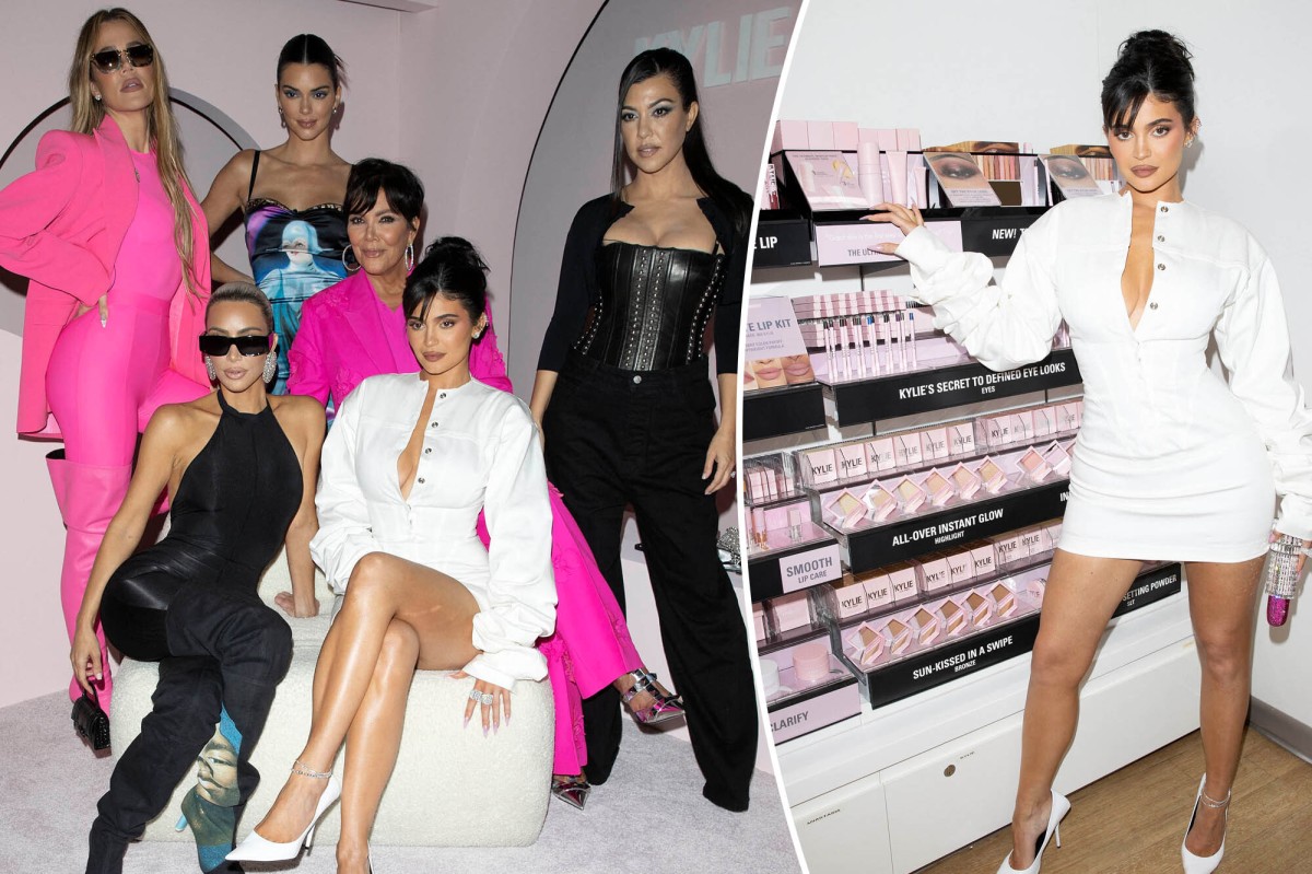 Kardashian-Jenners step out in fashion for Kylie Cosmetics get together