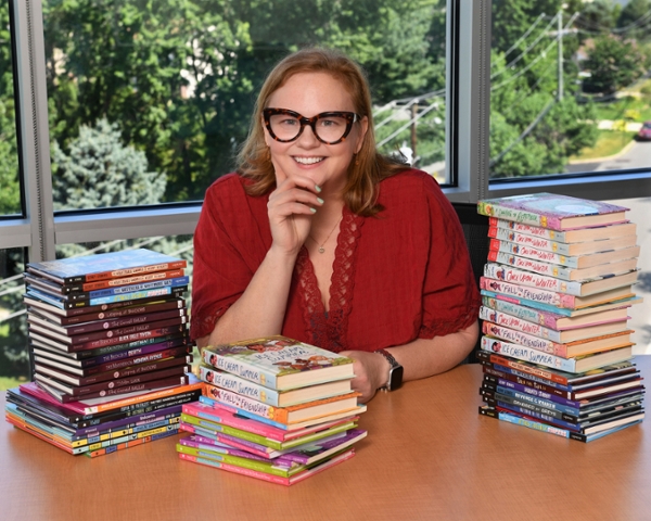 Sixty books in, Prof. Megan Atwood practices the ability of storytelling | Rowan At this time