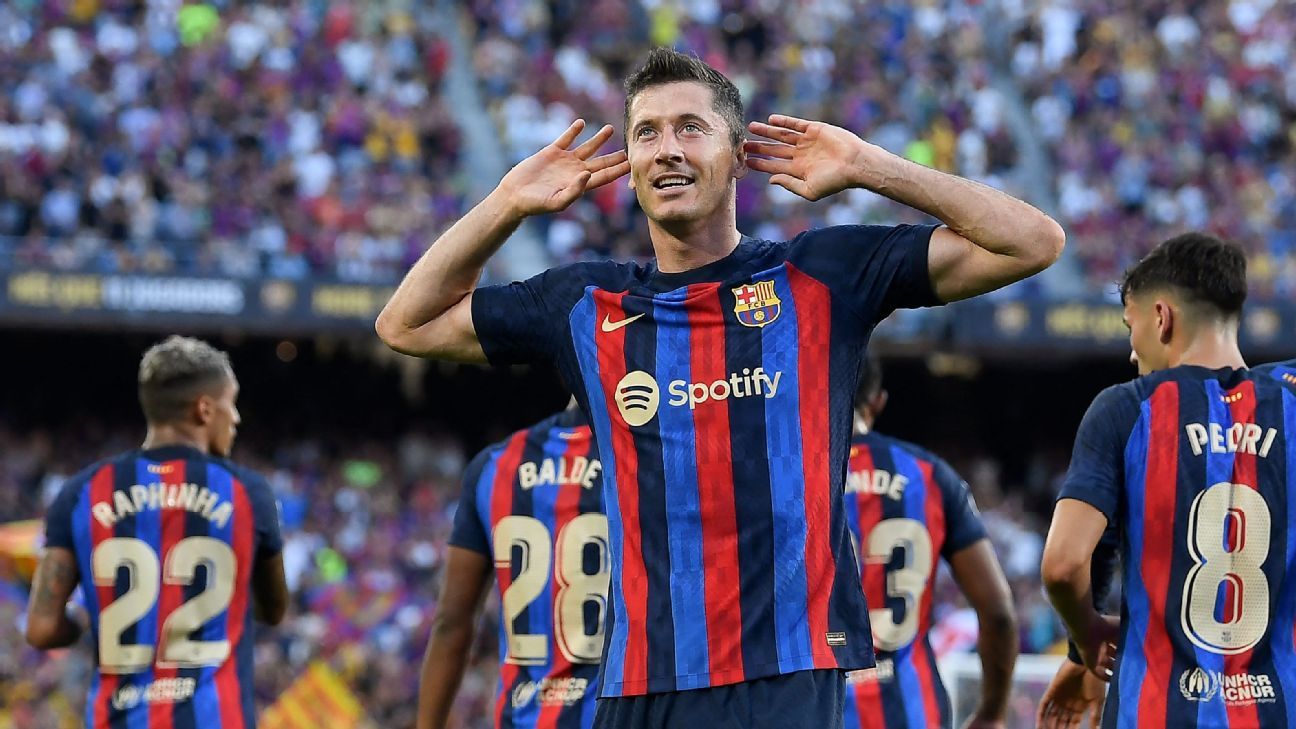 Robert Lewandowski, Barcelona’s other summer signings transform Camp Nou in win over Valladolid