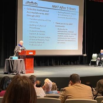 New Mexico Tech Honors College, Workers, Retirees at Convocation: New Mexico Tech