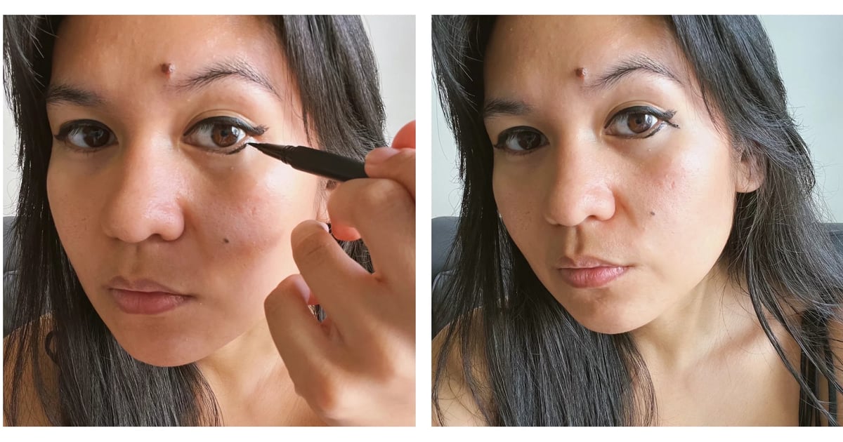 I Tried Fishtail Eyeliner: Step-by-Step Pictures