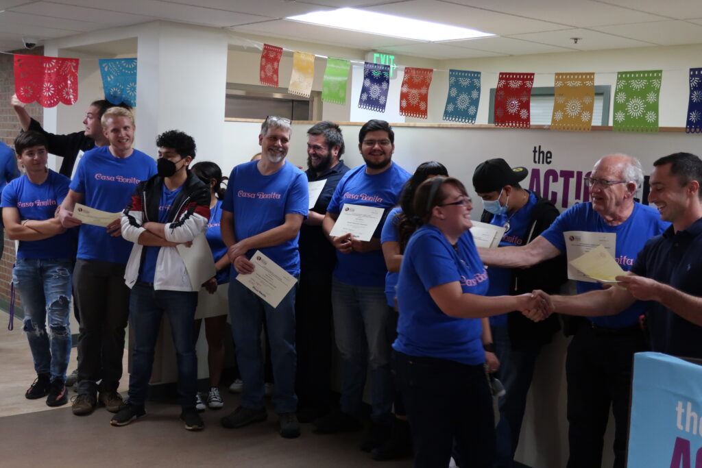 Casa Bonita staff who received their Spanish certifications.