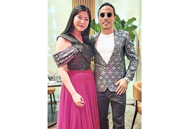 Celeb chef wears Peony Sin’s songket jacket