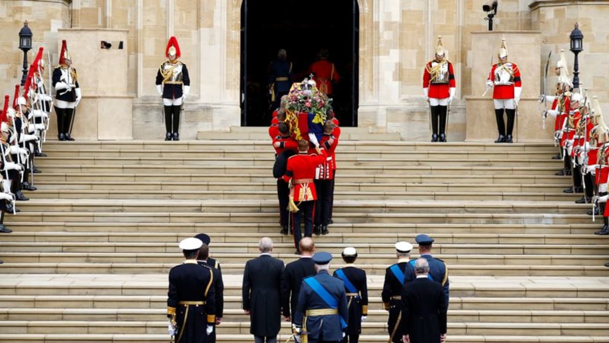 Queen Elizabeth’s coffin lowered into vault forward of personal burial