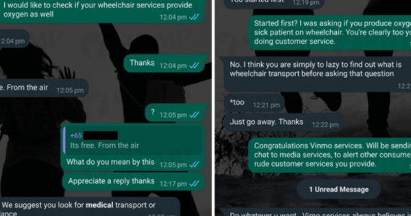 ‘It is free. From the air’: Wheelchair transport firm doubles down after taunting buyer enquiring about oxygen for grandma, Singapore Information