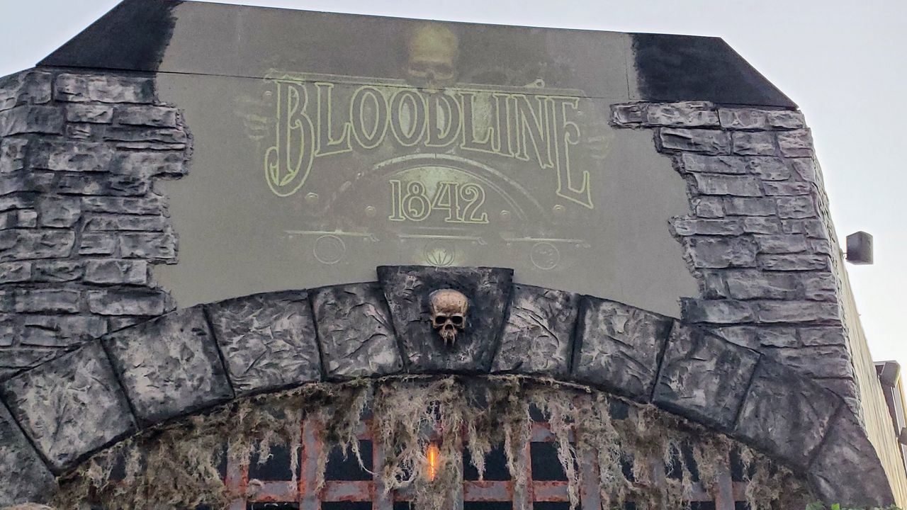 Visitors change into vampire hunters at Knott’s Scary Farm maze