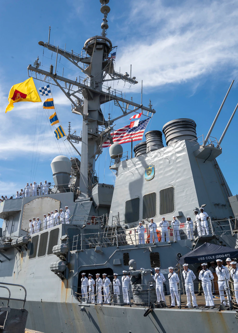 USS Cole and USS Bainbridge Return House from 9-Month Deployment > United States Navy > Information-Tales