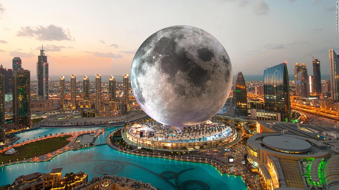 The big moon resort that could possibly be in-built Dubai