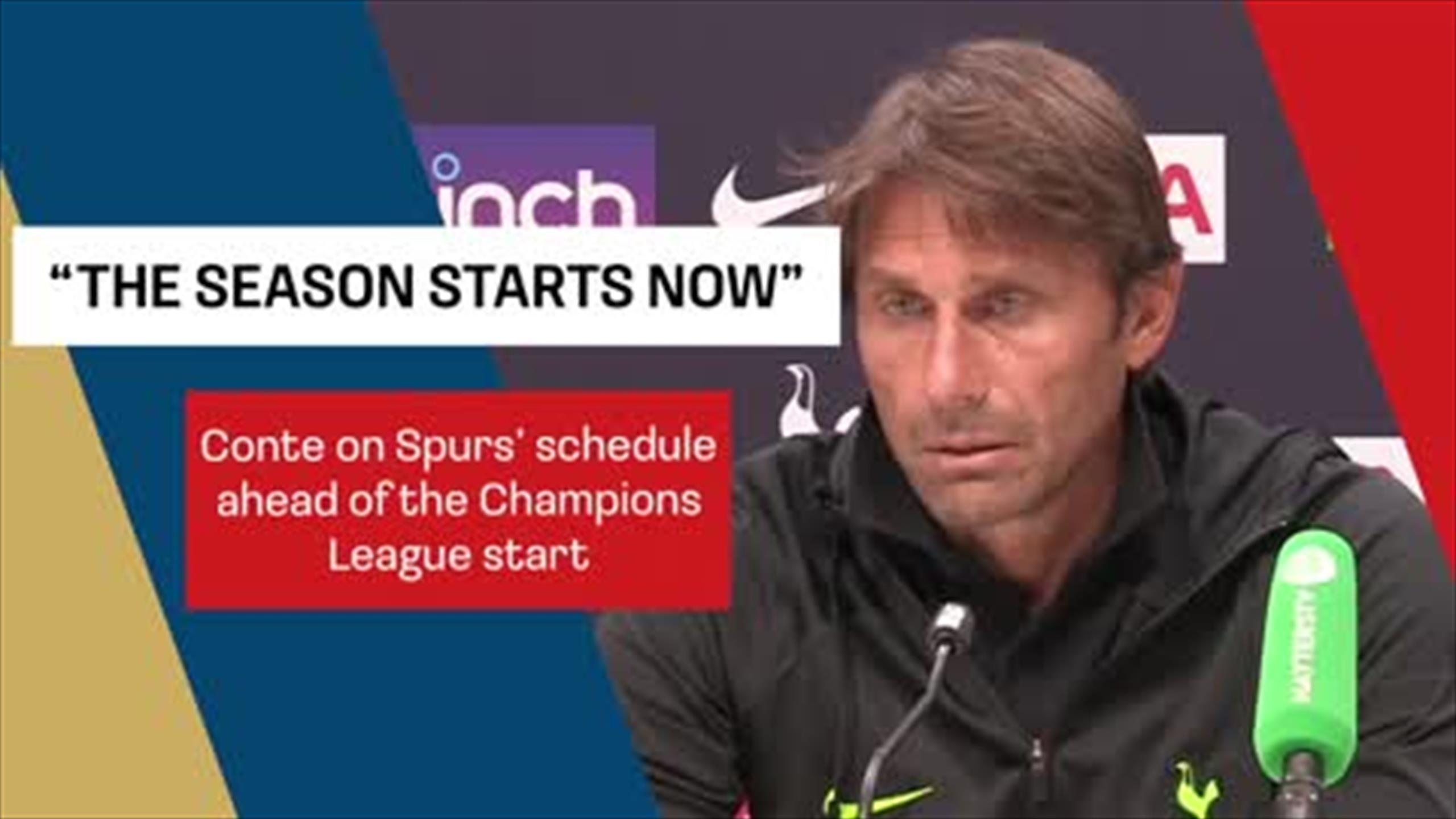 Conte on fixture schedule: "For a membership like us the season begins now" – Eurosport COM