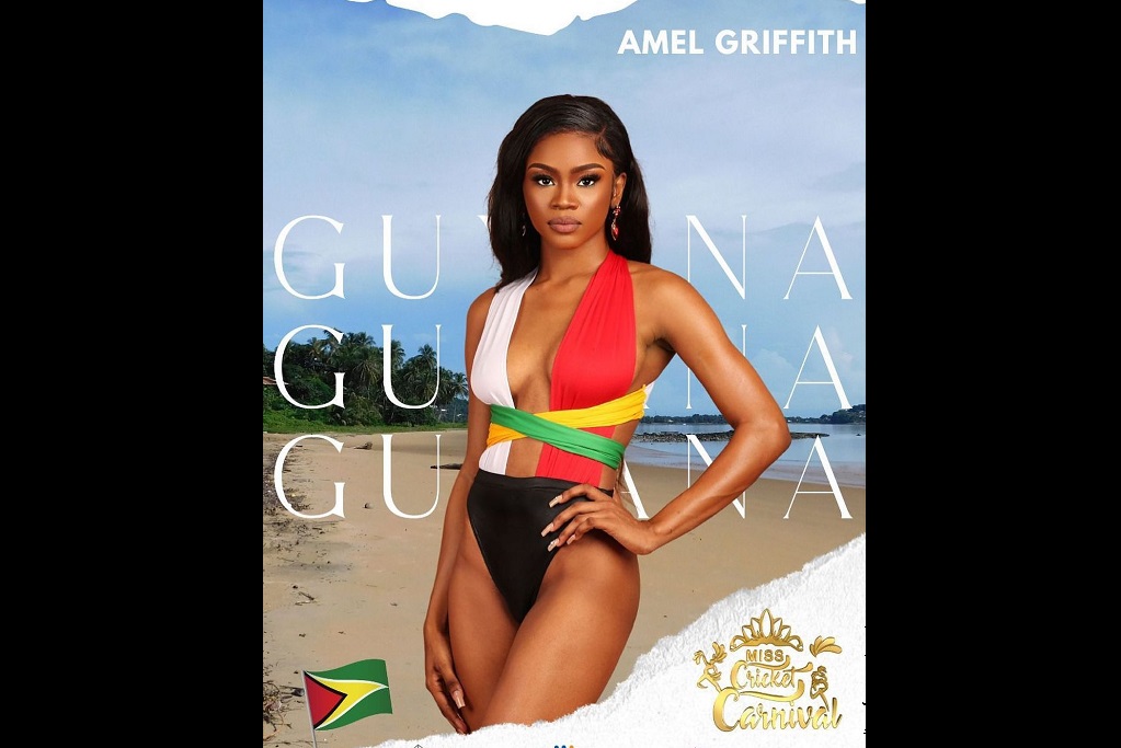 Guyana’s Amel Griffith is topped Miss Cricket Carnival 2022