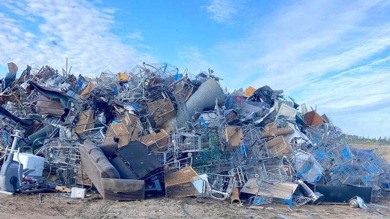 Stray procuring carts find yourself in native landfill