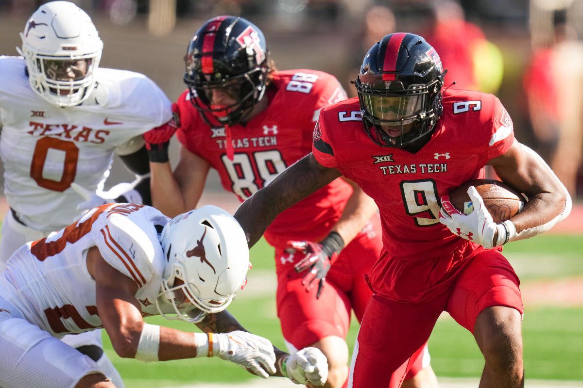 Texas Tech beats No. 22 Texas 37-34 after Bijan Robinson’s fumble on the primary play of OT