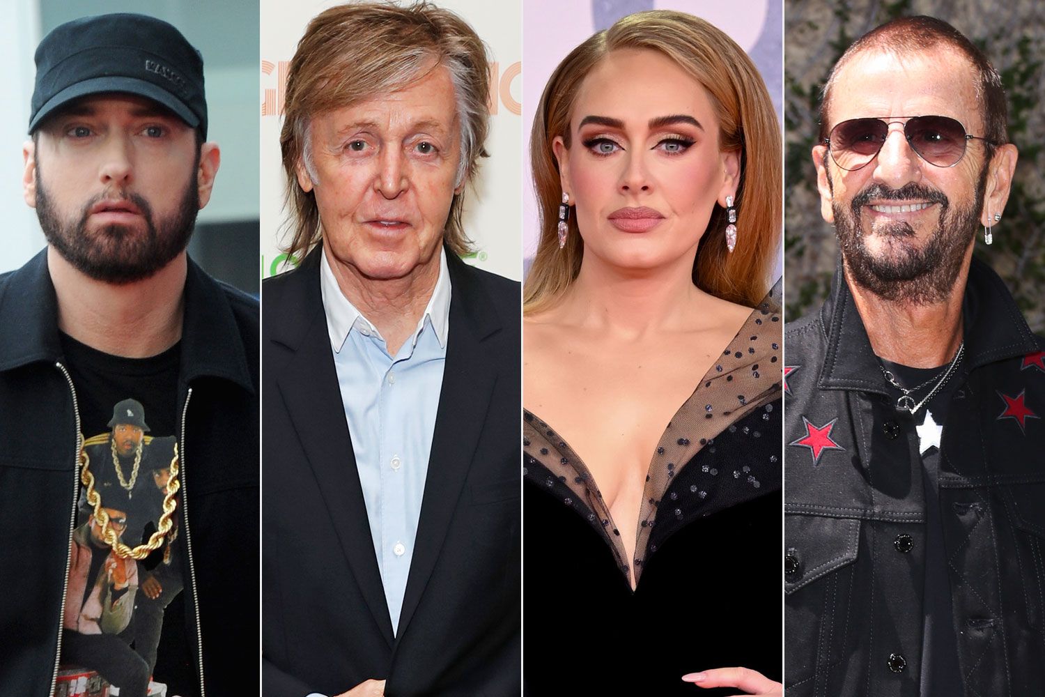 Adele, Eminem, Paul McCartney, Ringo Starr 1 Award Shy of EGOT Standing