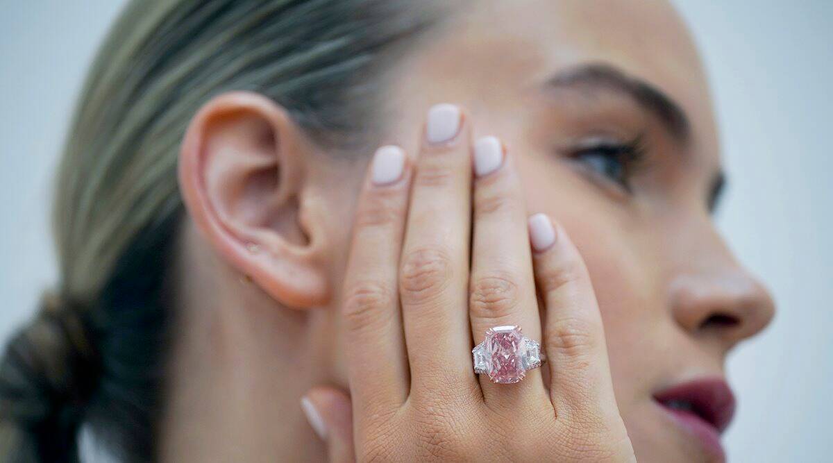 Dazzling pink diamond may fetch greater than  million at public sale