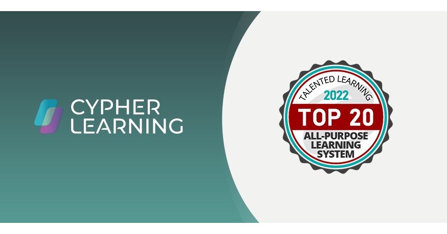 CYPHER LEARNING Named a Winner in Gifted Studying’s 2022 Studying Programs Awards