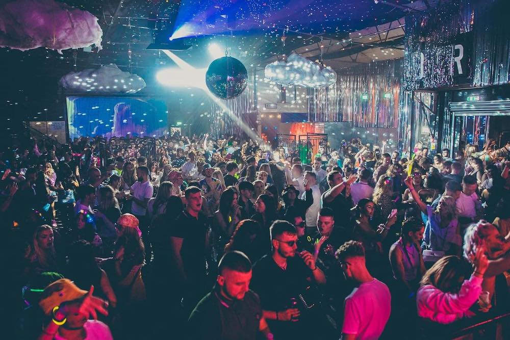 Large Elrow-style psychedelic disco heading for Camp and Furnace