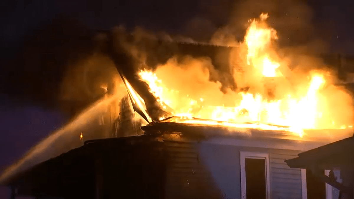 Fireplace at House in Everett, MA At the moment – NBC Boston