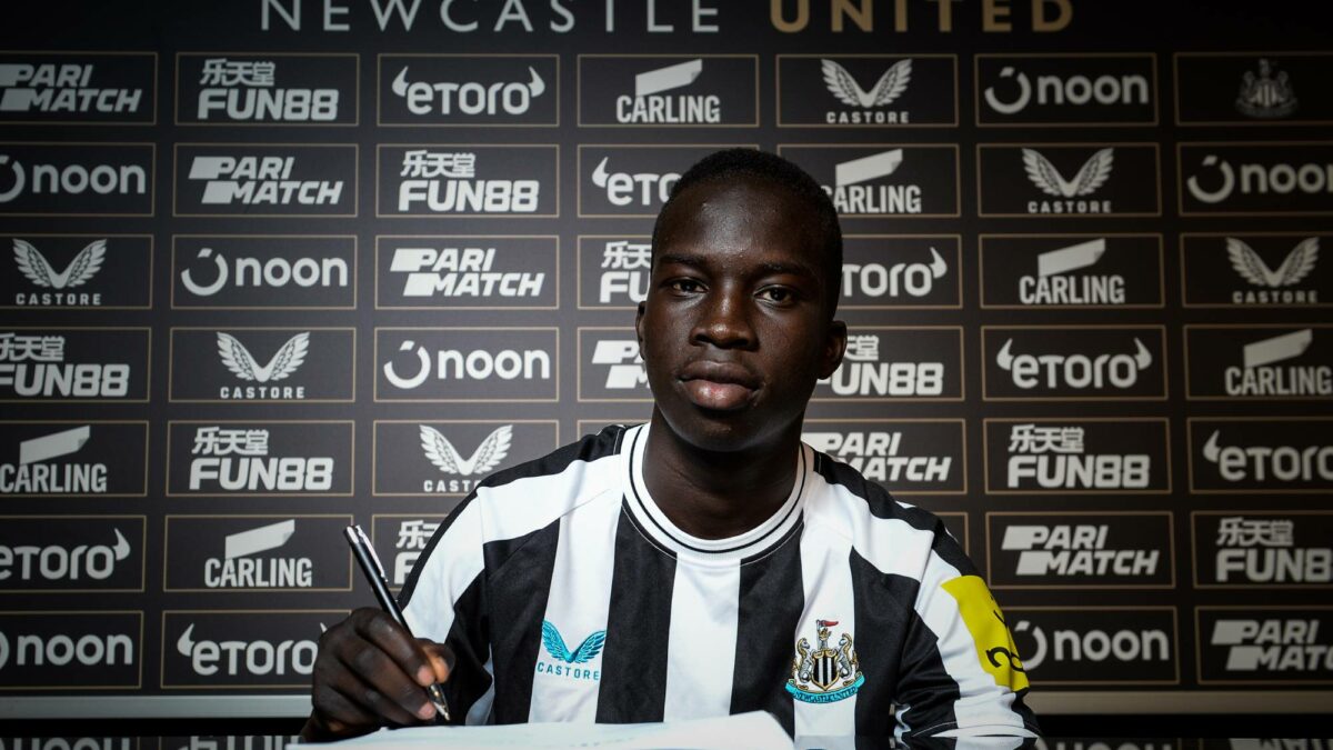 Garang Kuol indicators for Premier League membership Newcastle United