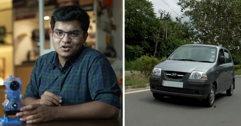 Gurgaon Man Converts Hyundai Santro Into An Electrical Automobile