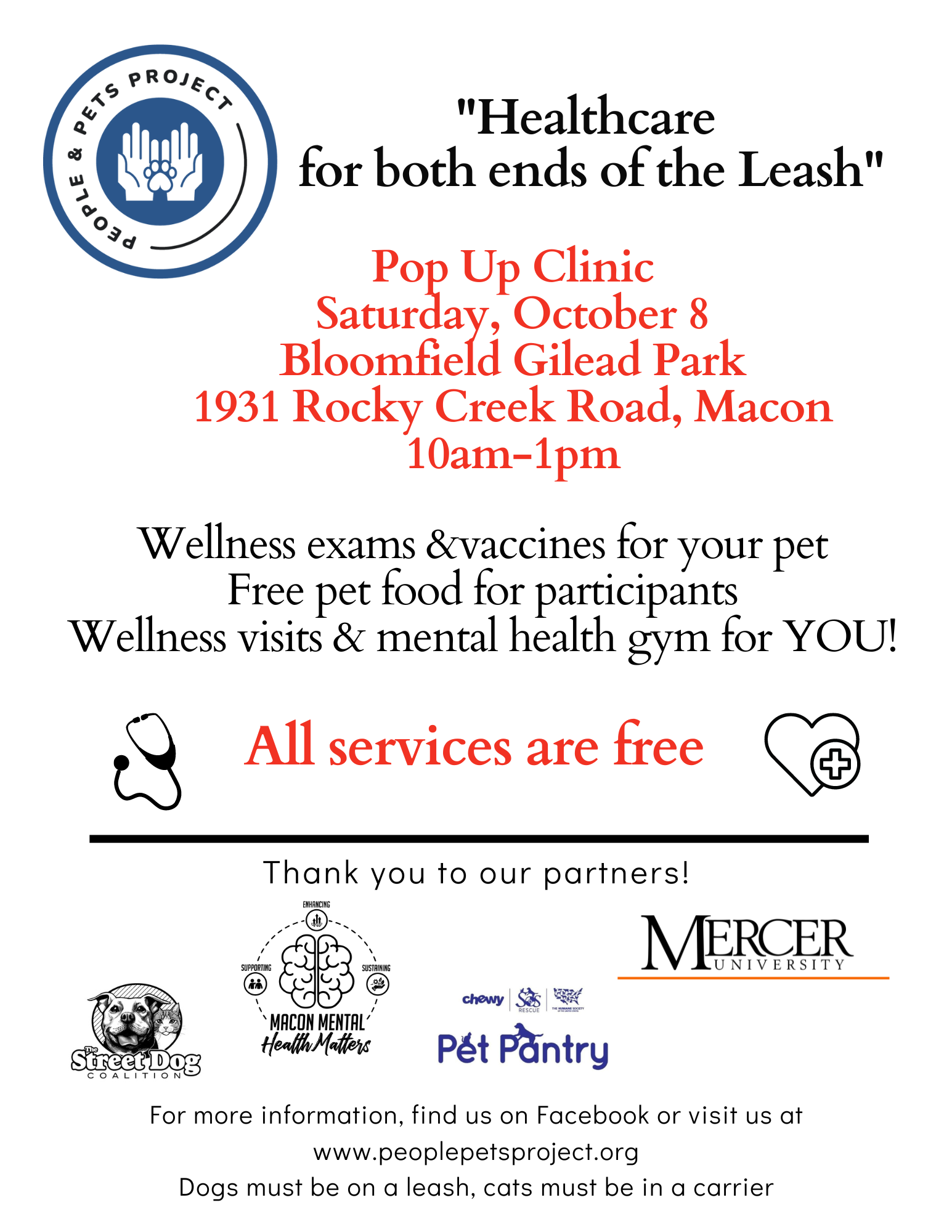 Healthcare for each of ends of the leash: Pop-up health club, clinic at Bloomfield Gilead Park