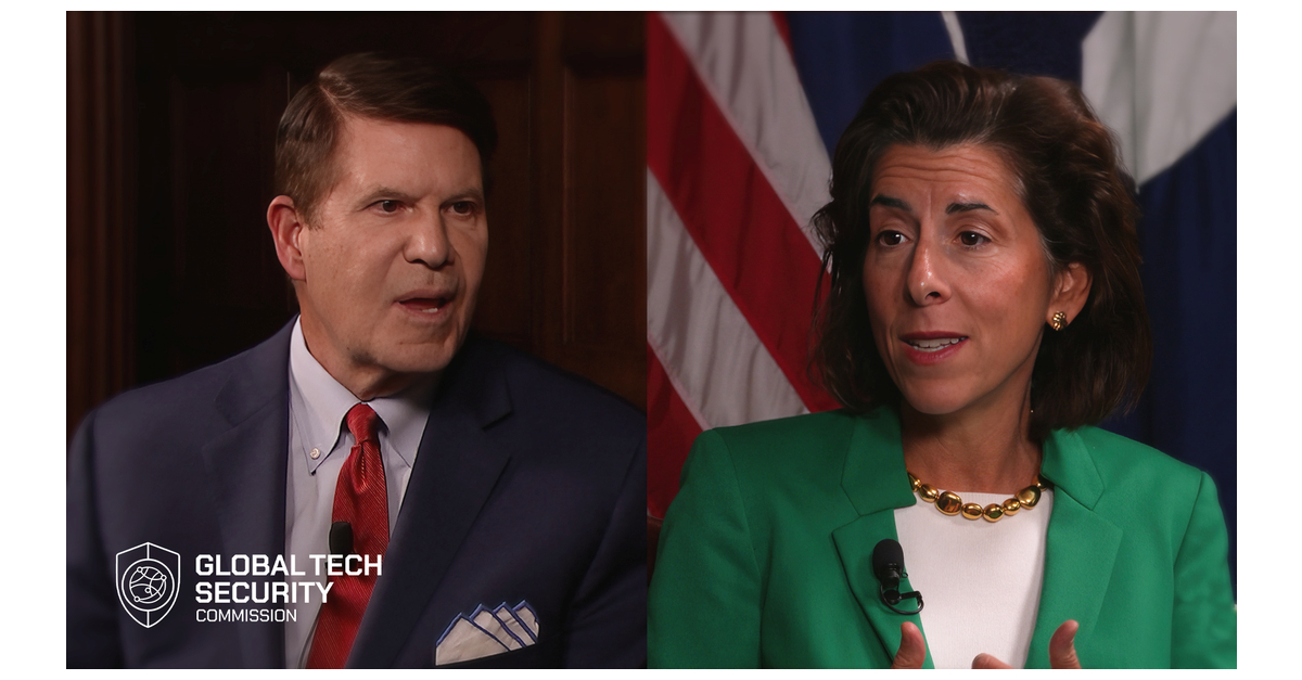 Commerce Secretary Gina Raimondo and International Tech Safety Fee Co-Chair Keith Krach Ship Briefing on Advancing U.S. Technological Management