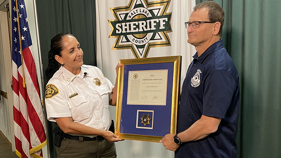 Three in Salt Lake County given awards by sheriff’s association