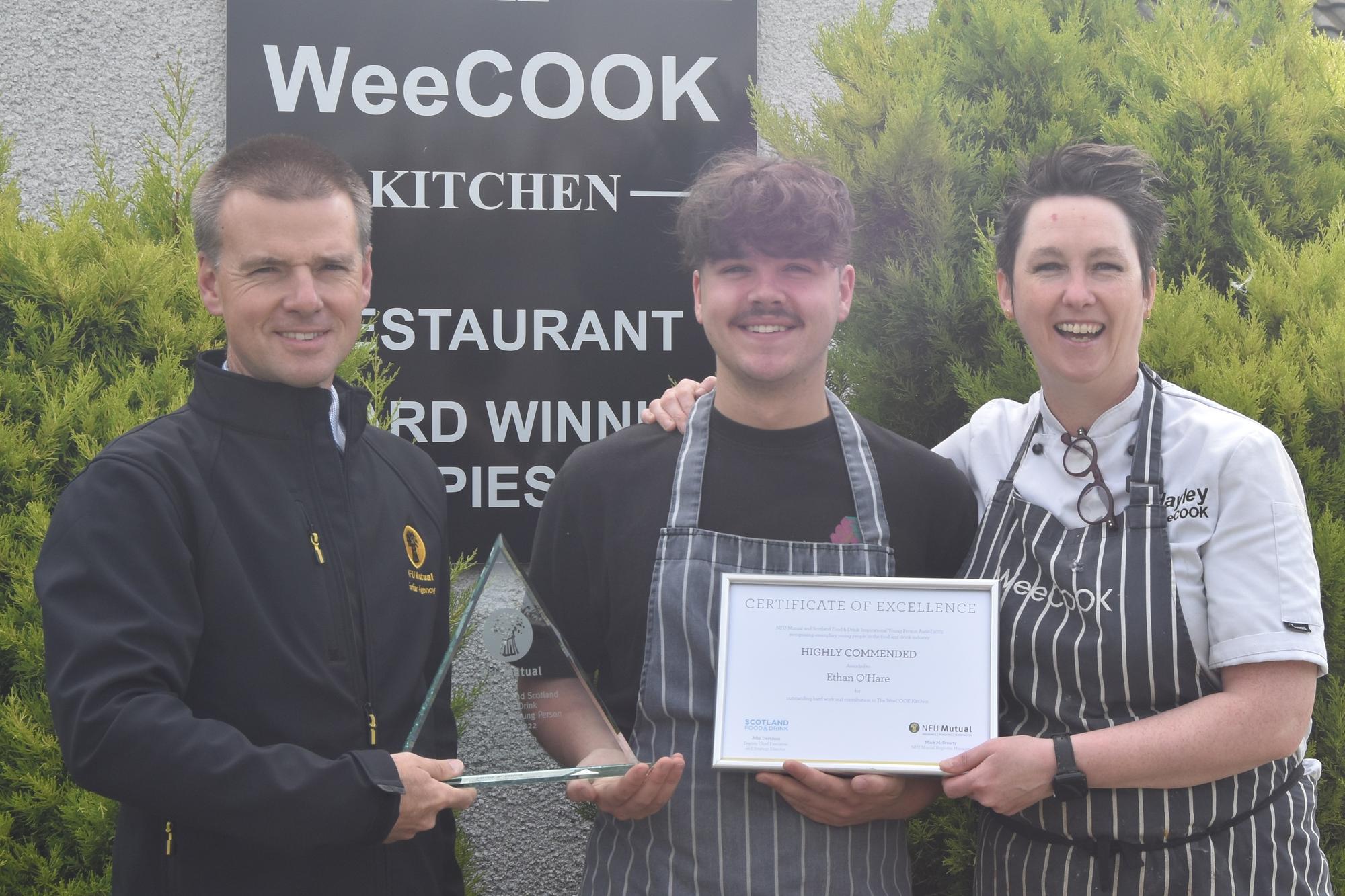 Carnoustie, Human Curiosity, Information | Carnoustie chef Ethan cooks up award success – AngusWorld