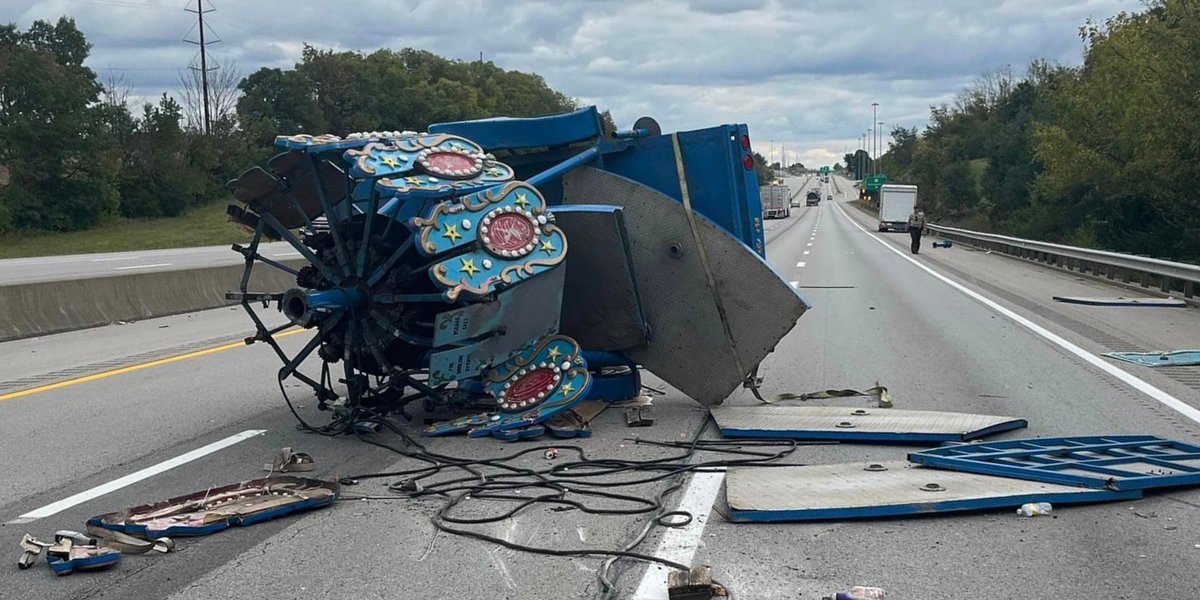 Obvious carnival experience on I-75 in Scott Co. causes visitors backup