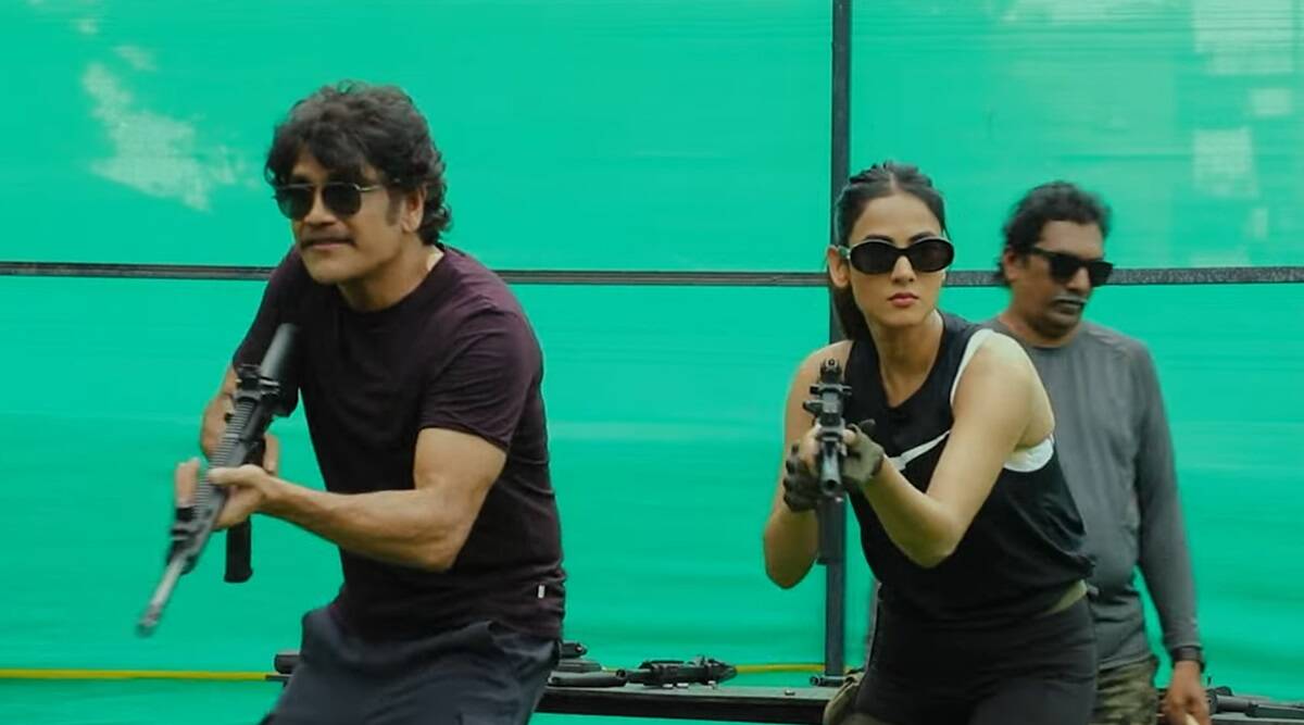 Nagarjuna learns sword preventing for The Ghost, watch video