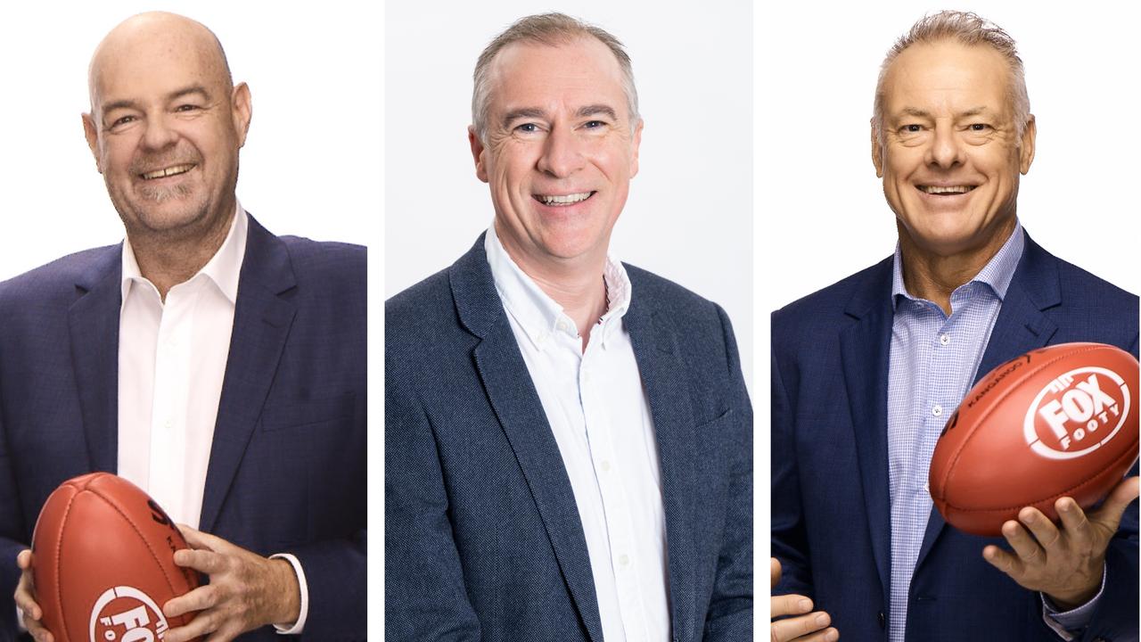 Fox Footy AFL media awards winners, Gerard Whateley, Dwayne Russell, Mark Robinson, AFL 360