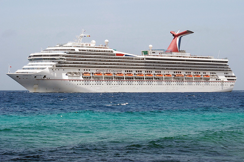 Carnival Conquest Arrives in Europe for Scheduled Drydock