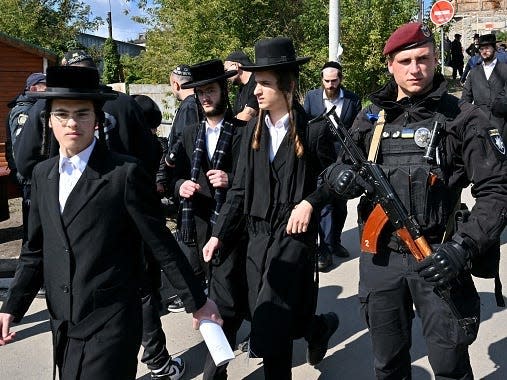 Hundreds of Hasidic Jews defy journey warnings by making New 12 months pilgrimage to war-torn Ukraine