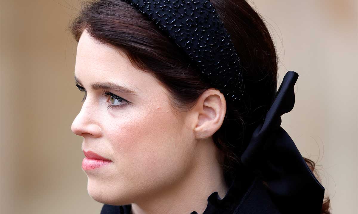 Princess Eugenie is an image of traditional magnificence in gothic accent