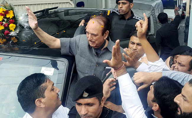 Ghulam Nabi Azad Begins New Political Innings, Says Folks Will Determine Occasion Identify